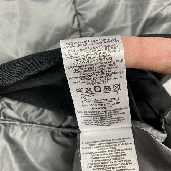 Peak Performance Alum Vest Mens Size XXL Grey Black Hybrid Hooded Puffer Running - Picture 8 of 14